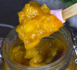 Geleia de Damasco com Laranja Sem Açúcar