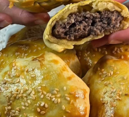Hambúrguer Saudável na Massa de Pastel