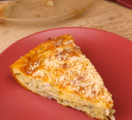 Torta de Cebola no Liquidificador
