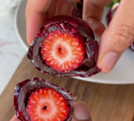 Morango do Amor de Chocolate