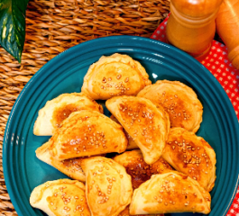 Pastelzinho de Forno com 2 Ingredientes