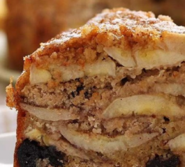 Torta de Banana Feita em Camadas