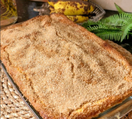 Bolo de Banana Amanteigado