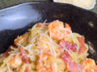 Ler matéria: Carbonara de Camarão e Bacon