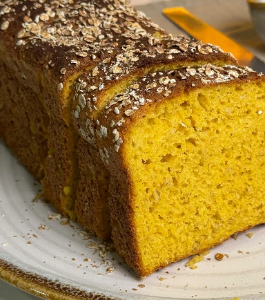 Pão de Cenoura e Aveia
